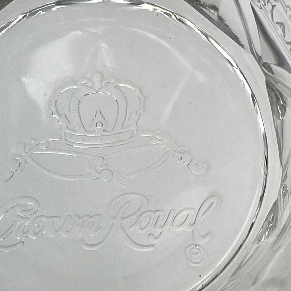Crown Royal Whiskey High Ball Glass Cocktail Drink Clear Glass 8 oz Tumbler‎ Bar